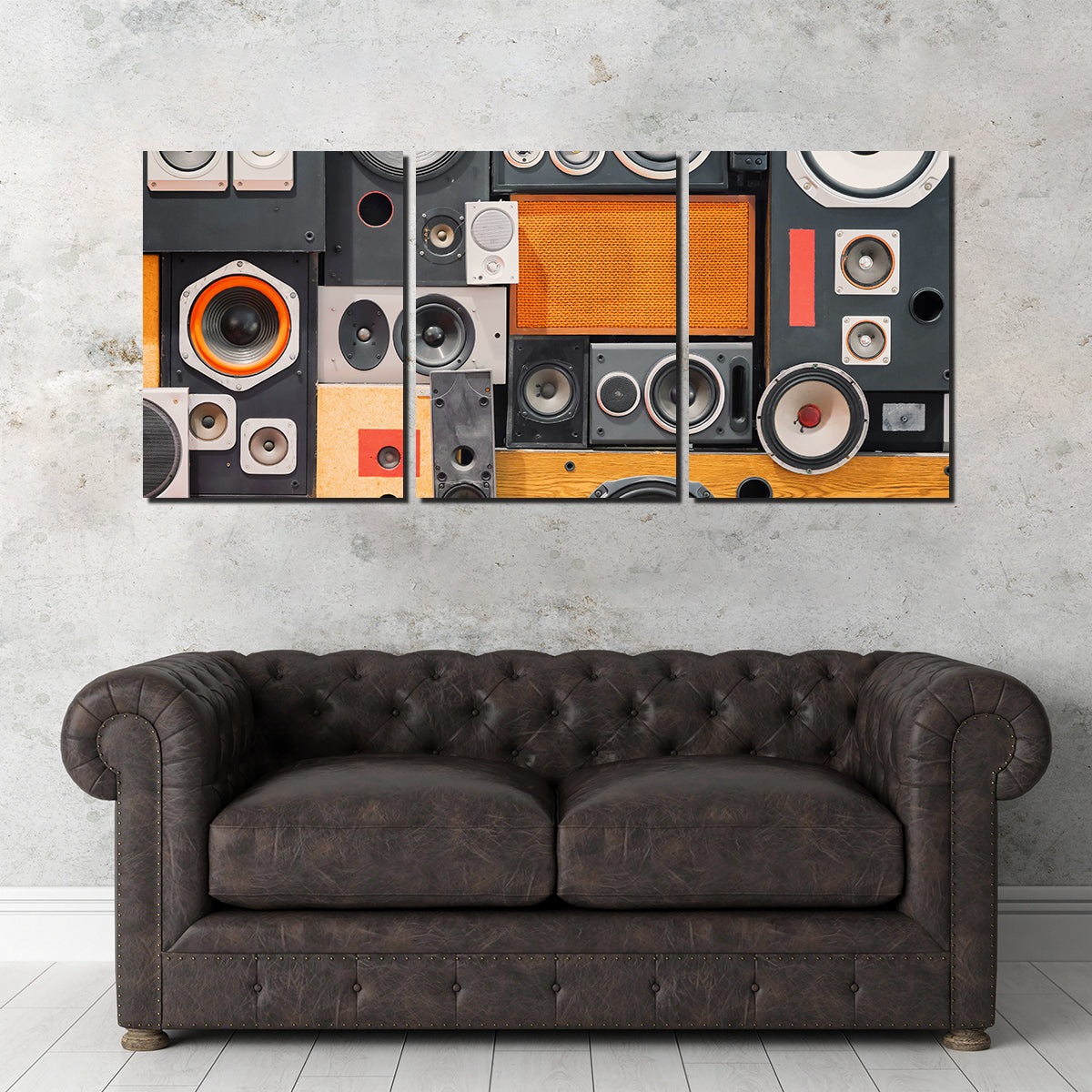Retro Speakers Wall Art