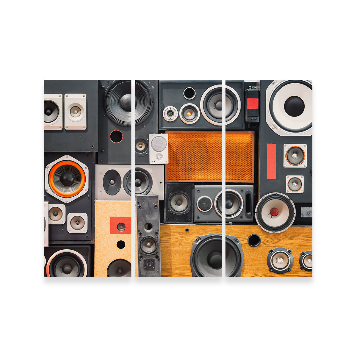 Retro Speakers Wall Art