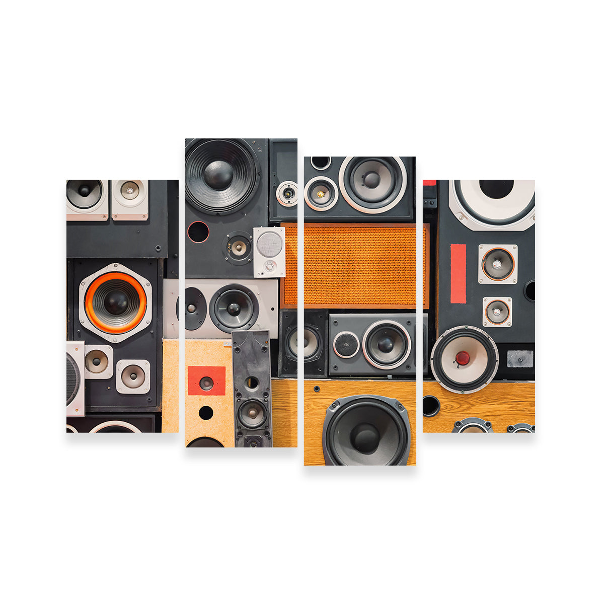 Retro Speakers Wall Art