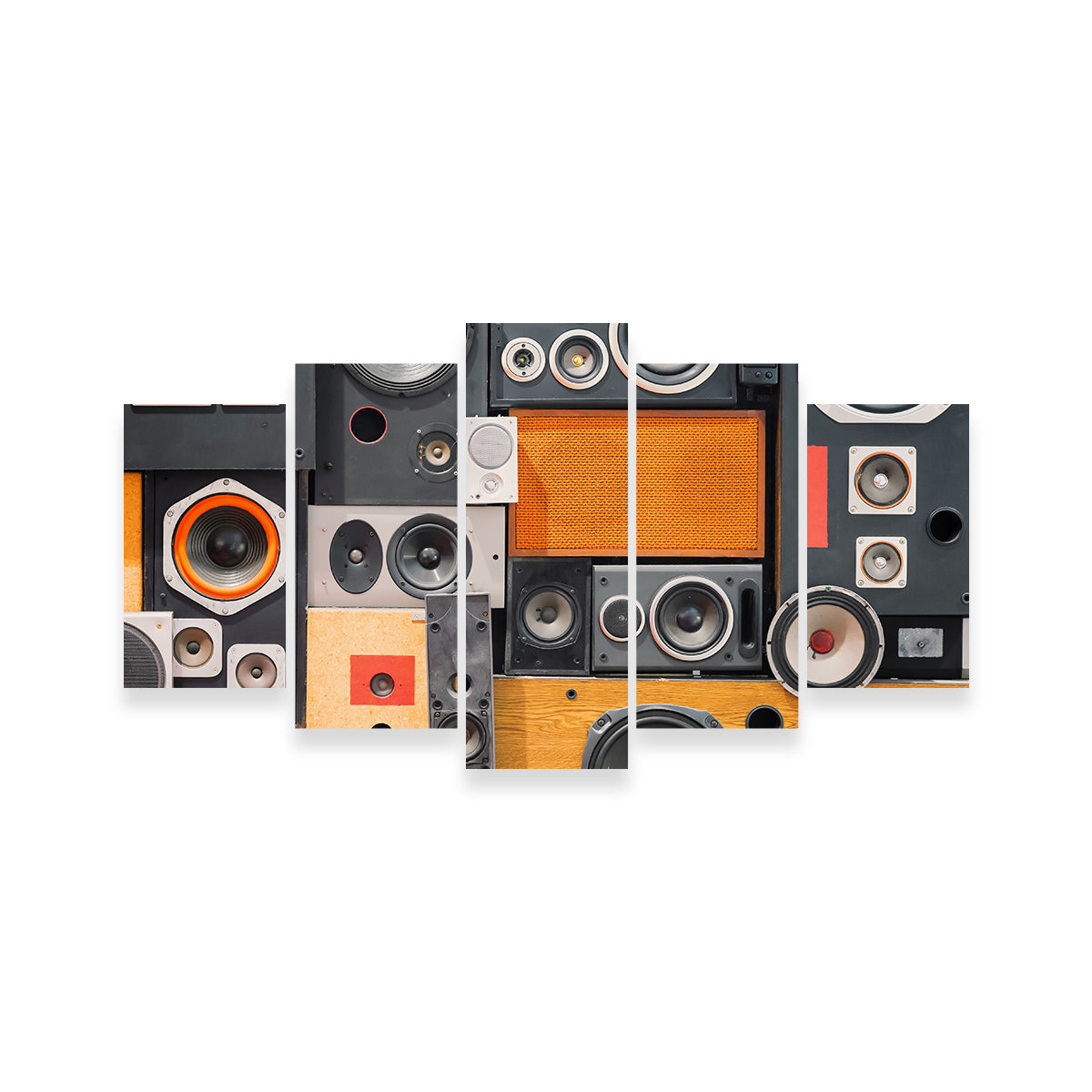 Retro Speakers Wall Art
