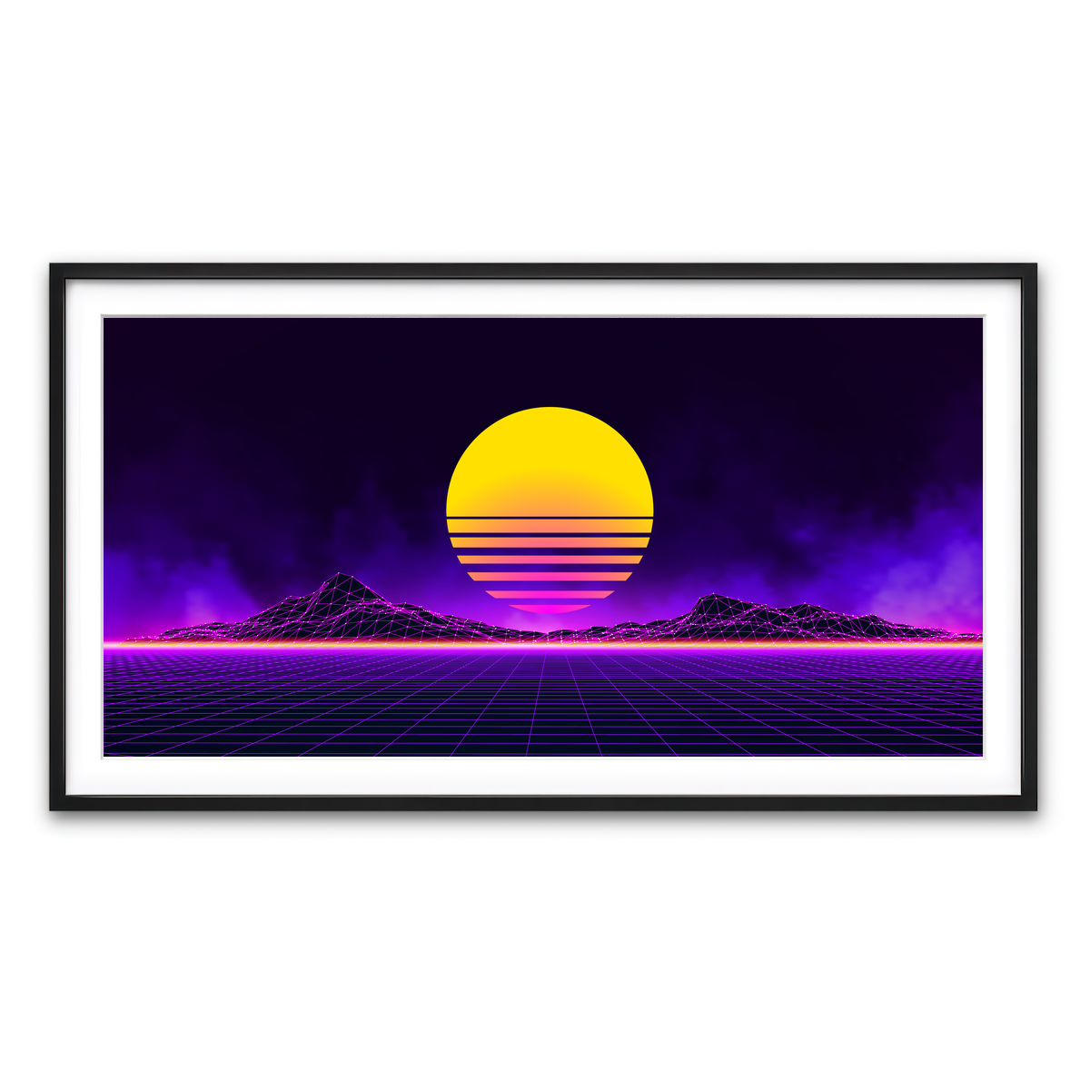 Framed Print 2x1 Black