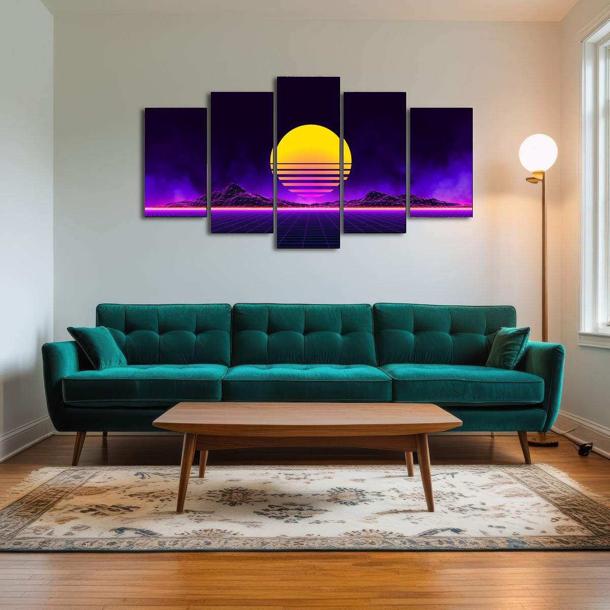 AUTO-MOCKUP ROOM | Retro landscape