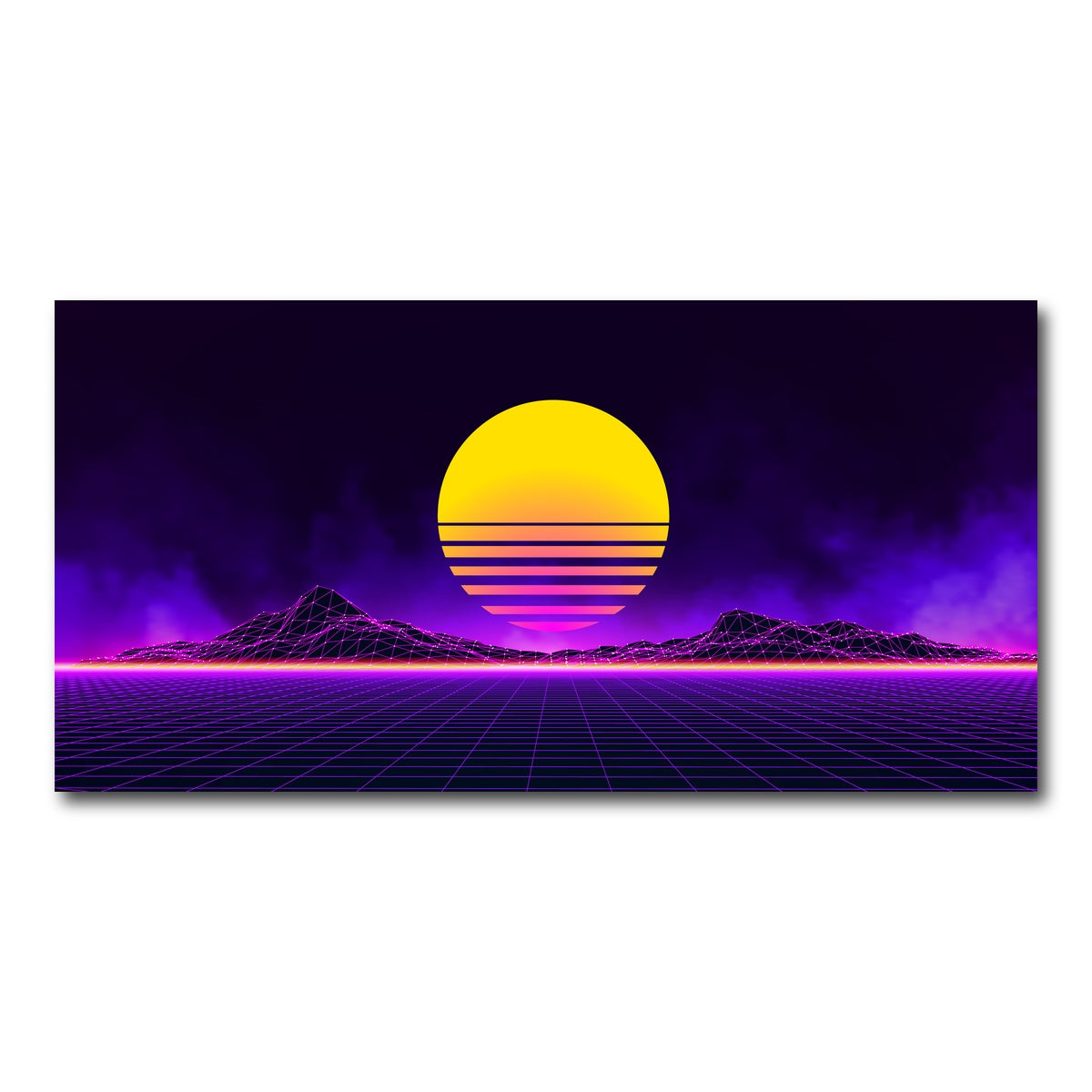 AUTO-MOCKUP WHITE | Retro landscape | 1 Piece | Gallery Wrap Canvas | group=2x1