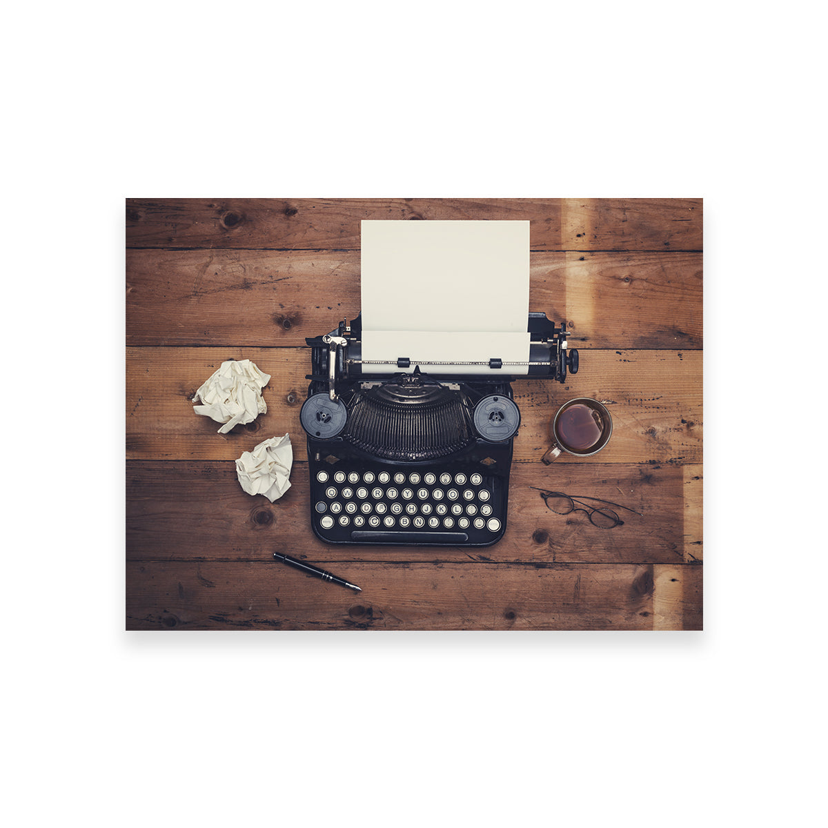 Retro Typewriter Wall Art