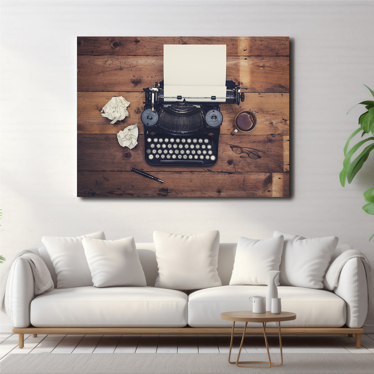 Retro Typewriter Wall Art