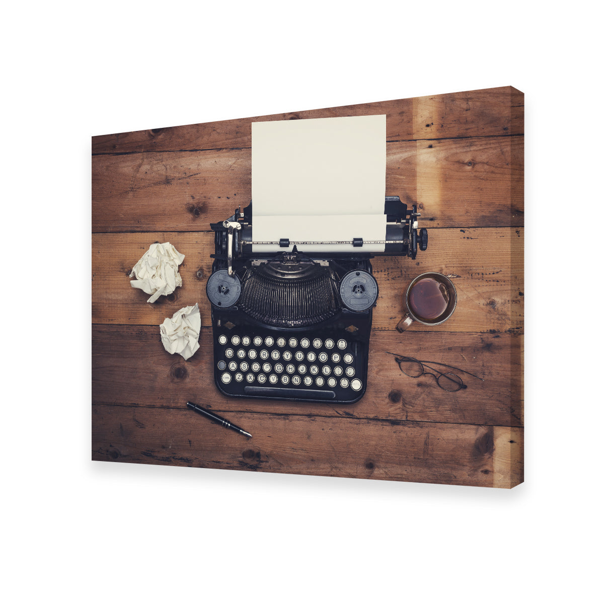 Retro Typewriter Wall Art