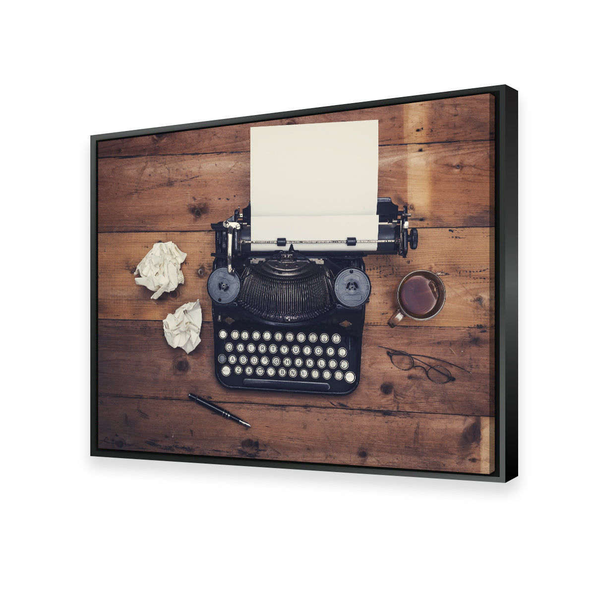 Retro Typewriter Wall Art