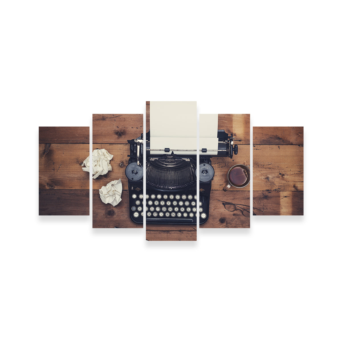 Retro Typewriter Wall Art