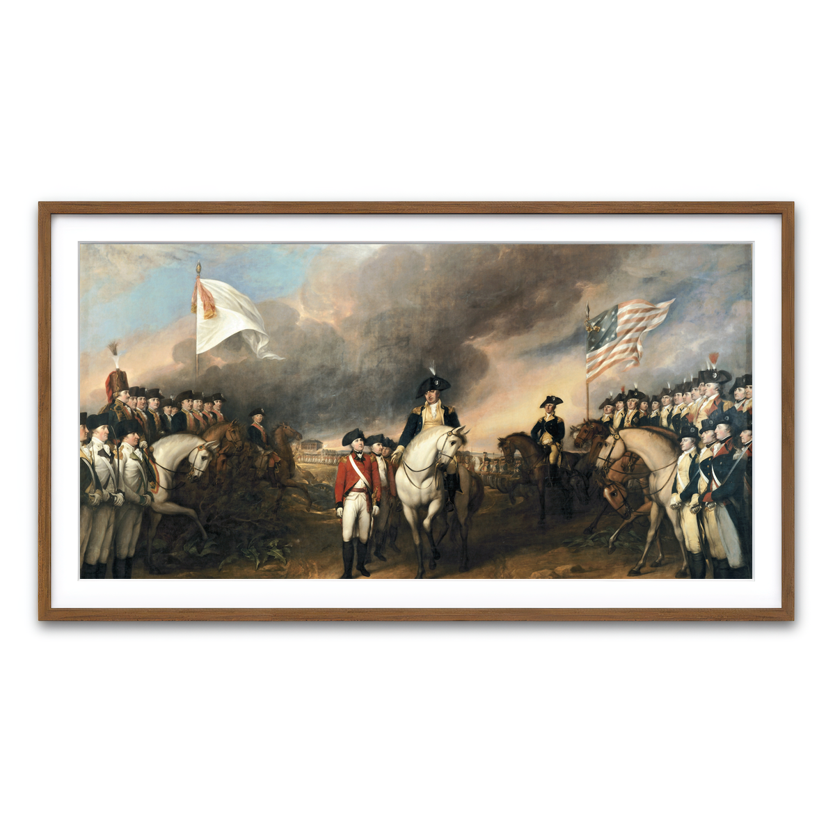 Framed Print 2x1 Walnut