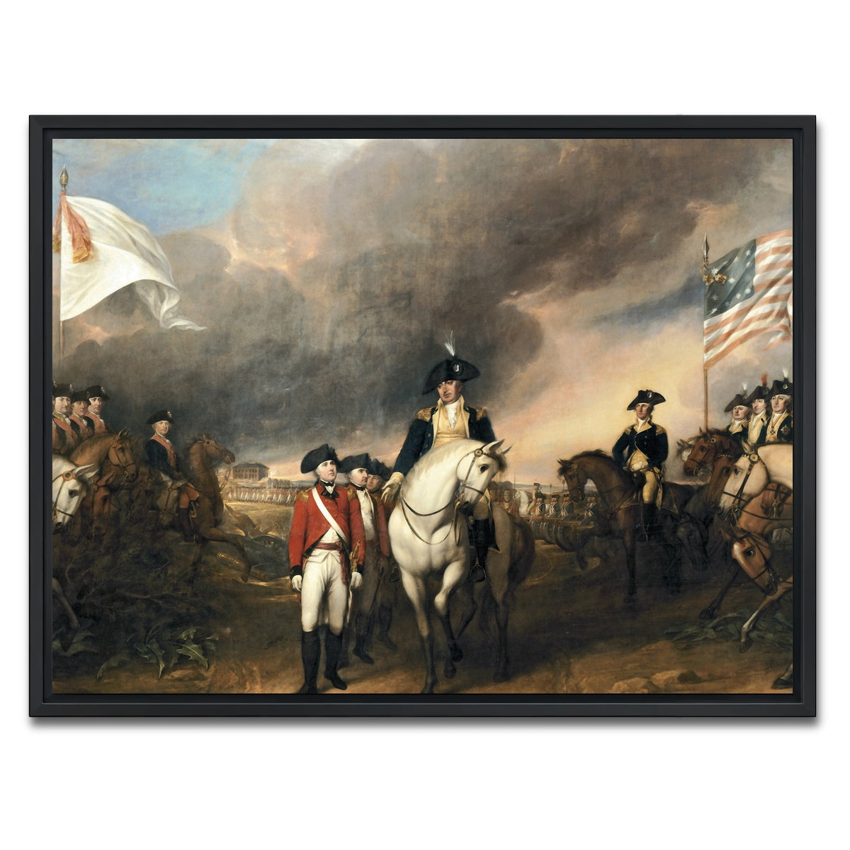 AUTO-MOCKUP WHITE | Revolutionary War | 1 Piece | Black Framed Canvas | group=4x3