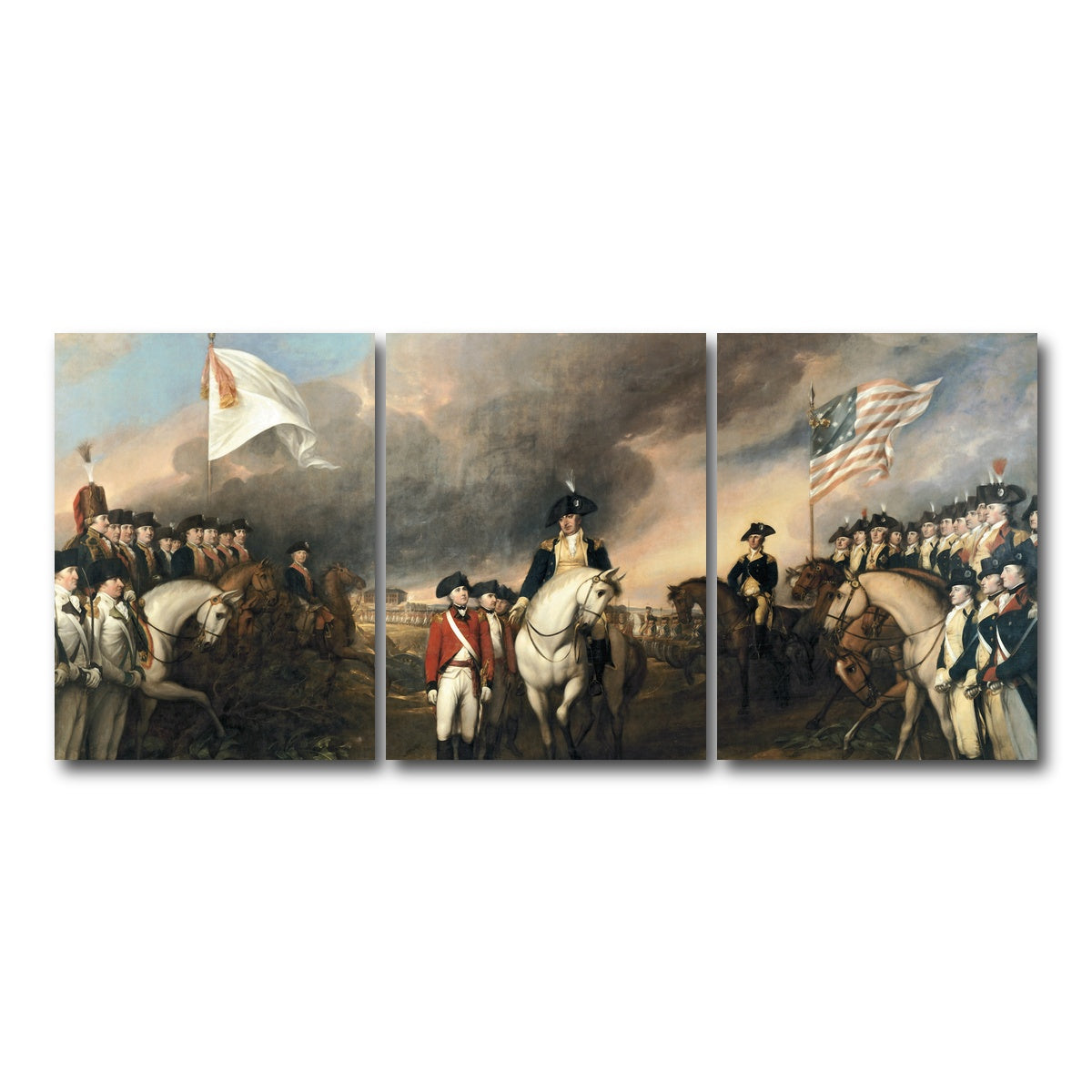 AUTO-MOCKUP WHITE | Revolutionary War | 3 Piece | Gallery Wrap Canvas | group=18x24