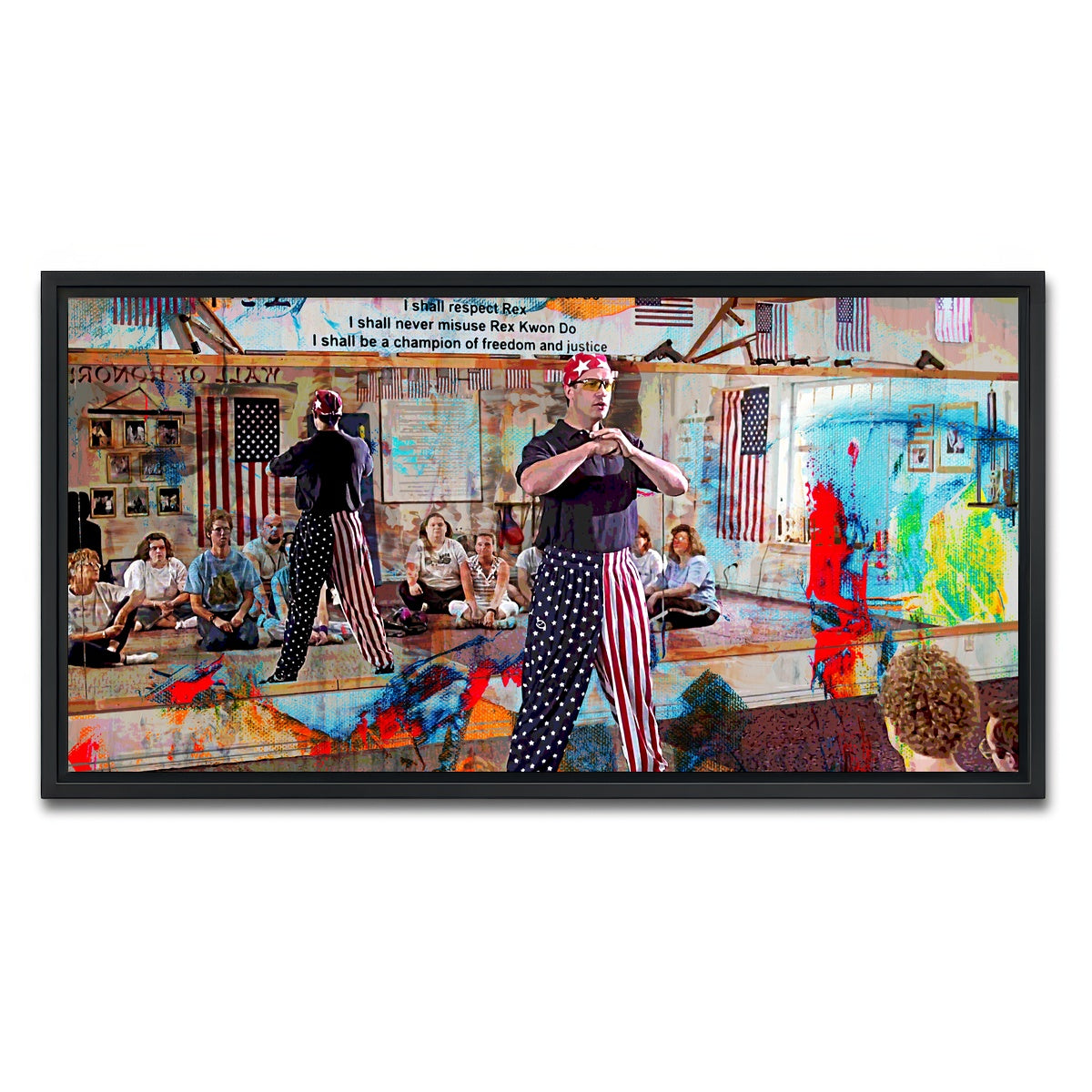 AUTO-MOCKUP WHITE | Rex Kwon Do | 1 Piece | Black Framed Canvas | group=2x1