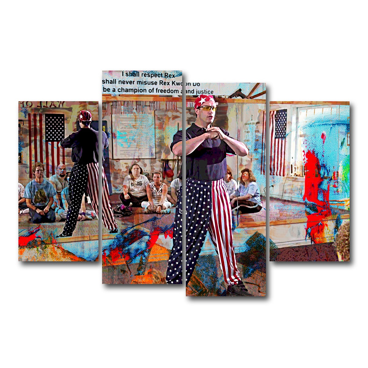 AUTO-MOCKUP WHITE | Rex Kwon Do | 4 Piece | Gallery Wrap Canvas | group=4_short