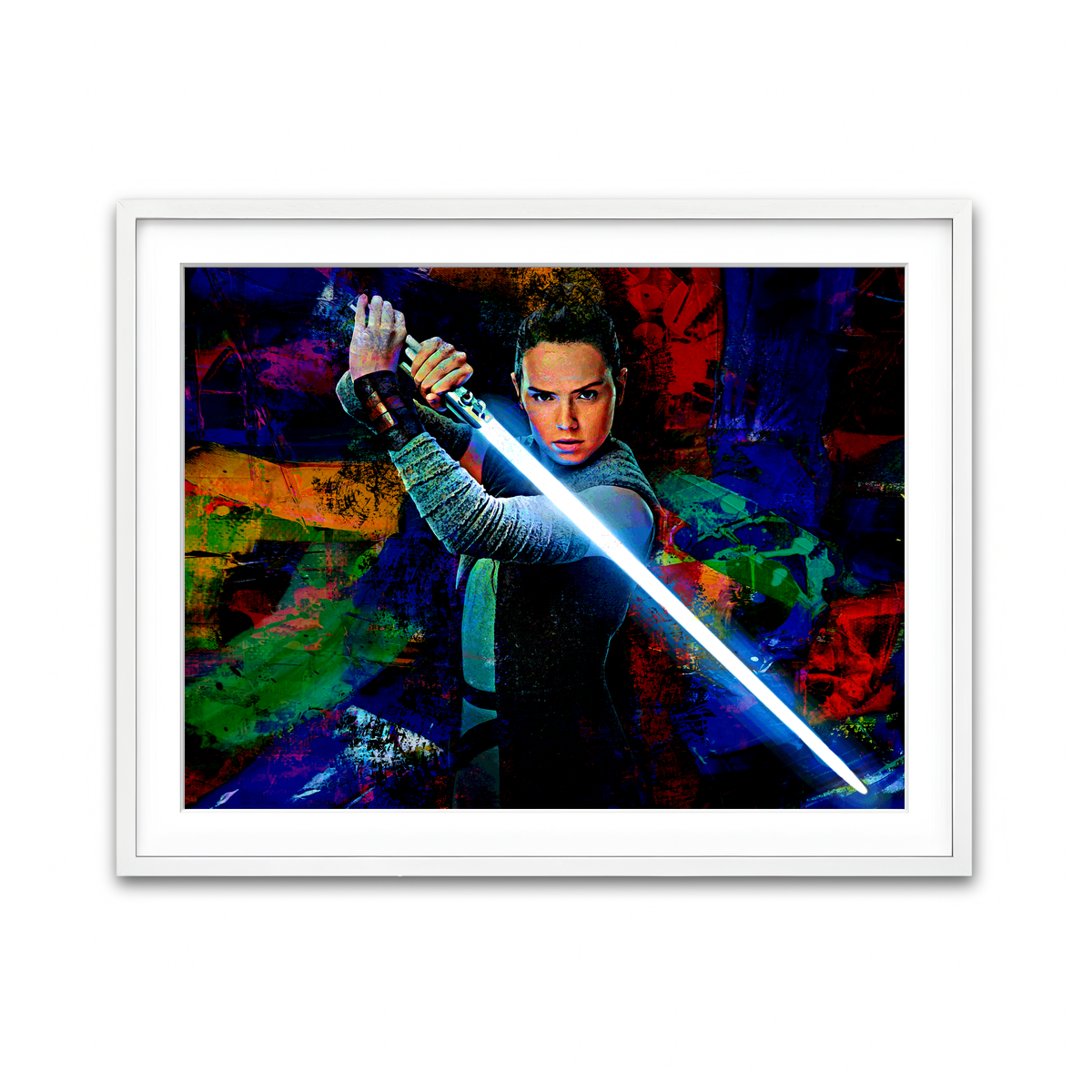 Framed Print 4x3 White