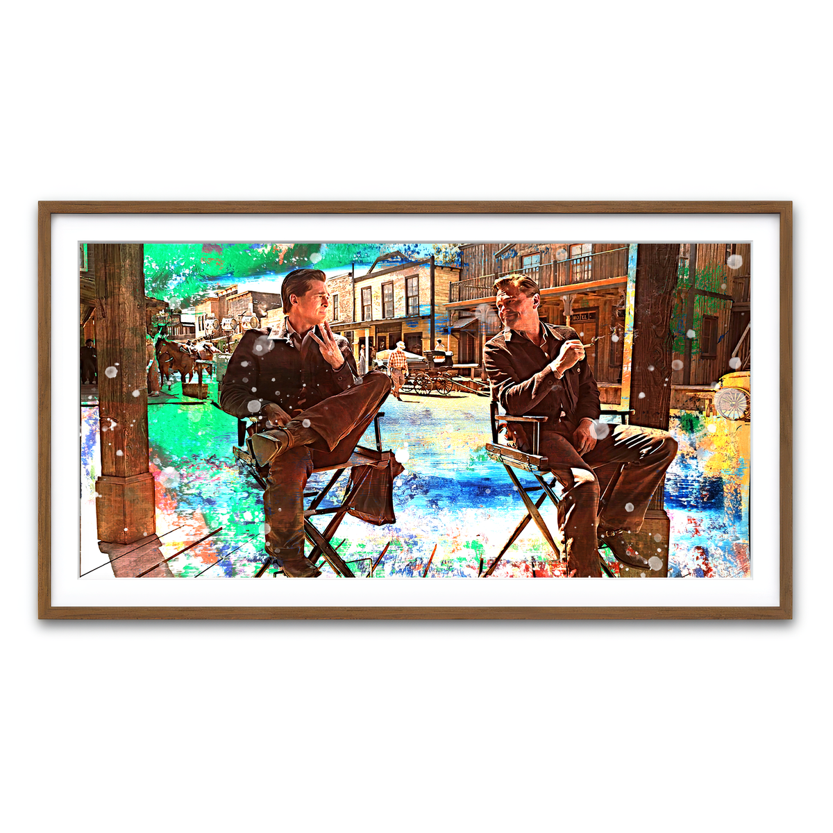 Framed Print 2x1 Walnut