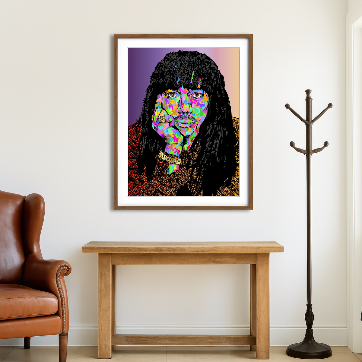 AUTO-MOCKUP ROOM | Rick James Bitch Wall Art