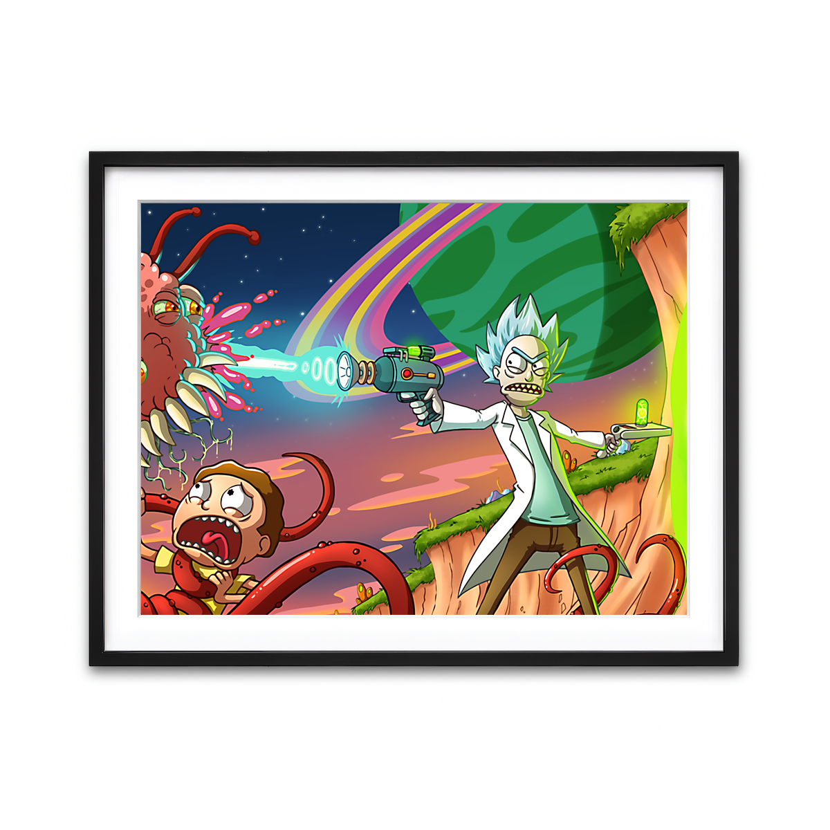 Framed Print 4x3 Black