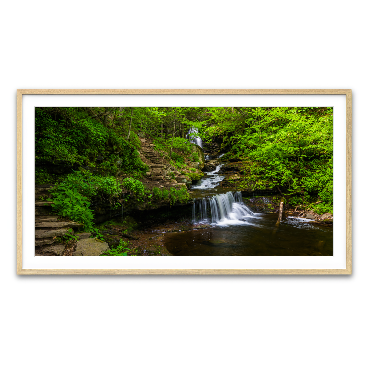 Framed Print 2x1 Natural