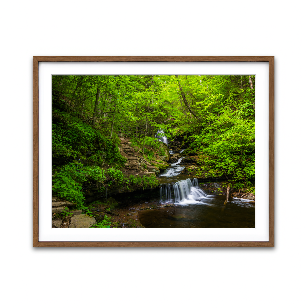 Framed Print 4x3 Walnut