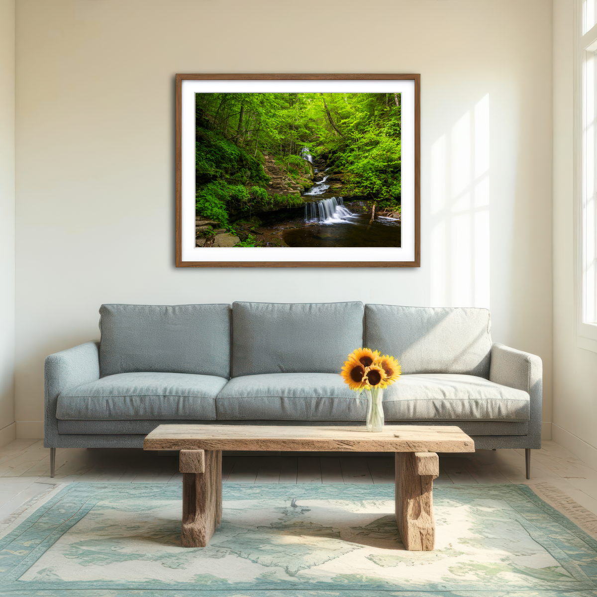 AUTO-MOCKUP ROOM | Ricketts Glen State Park Wall Art