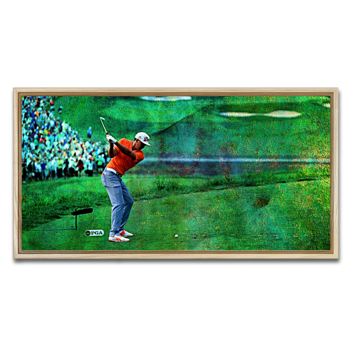 AUTO-MOCKUP WHITE | Rickie Fowler | 1 Piece | Natural Framed Canvas | group=2x1