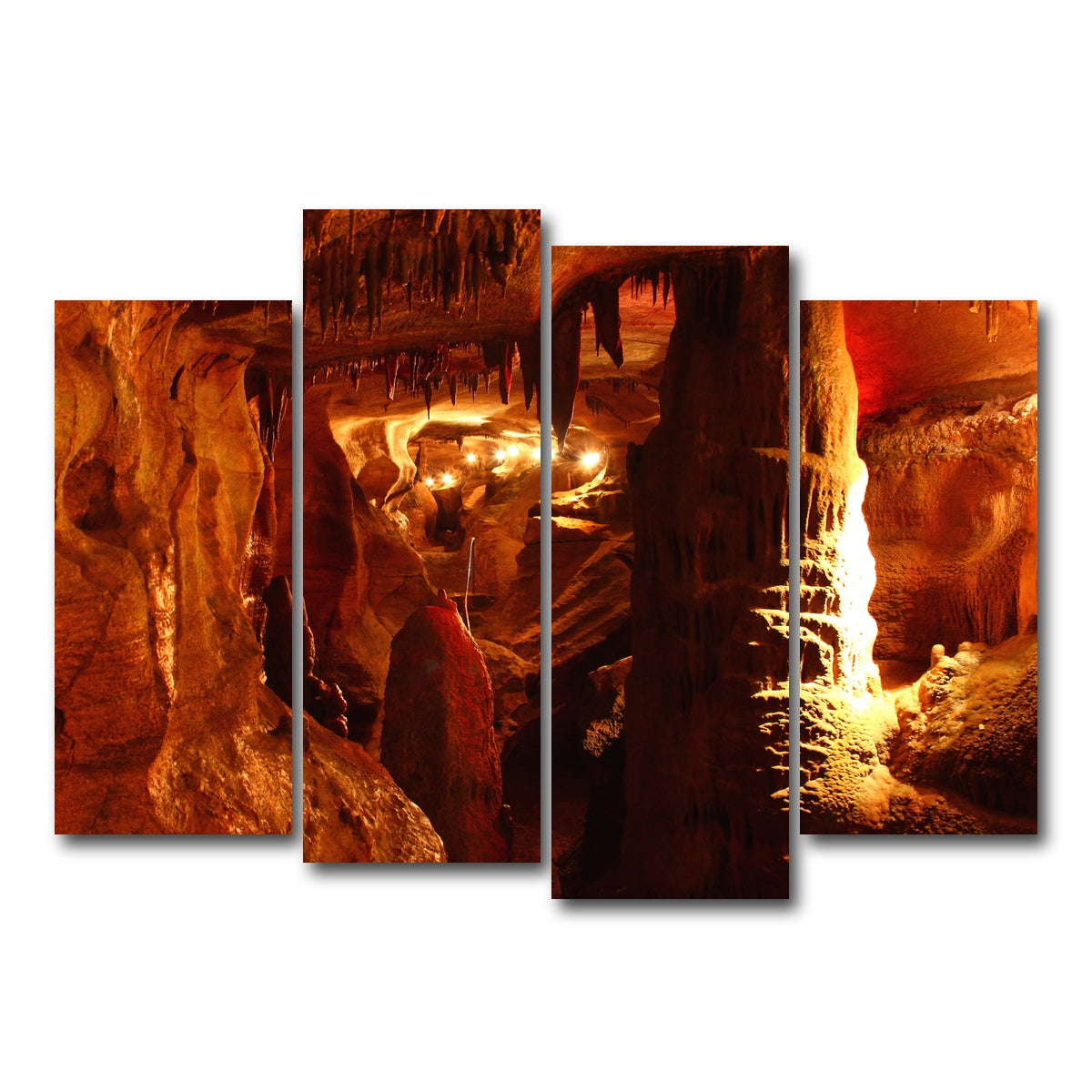 AUTO-MOCKUP WHITE | Rickwood Caverns | 4 Piece | Gallery Wrap Canvas | group=4_normal
