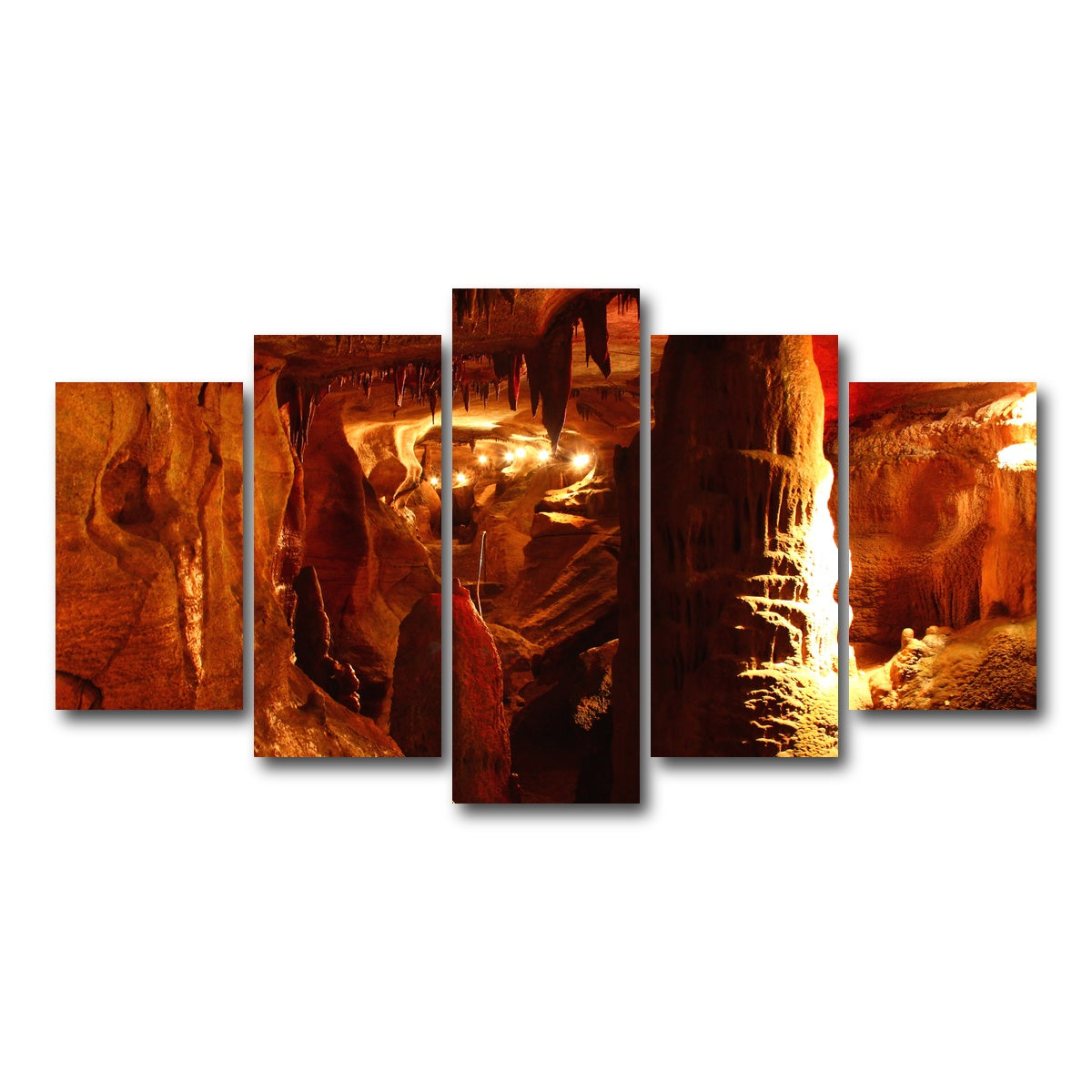 AUTO-MOCKUP WHITE | Rickwood Caverns | 5 Piece | Gallery Wrap Canvas | group=5_normal
