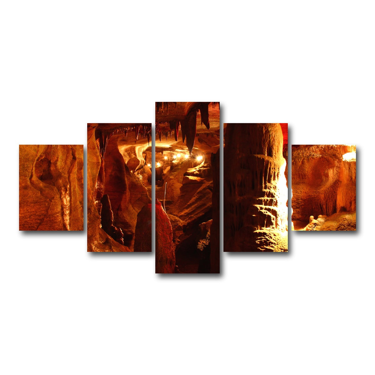 AUTO-MOCKUP WHITE | Rickwood Caverns | 5 Piece | Gallery Wrap Canvas | group=5_short