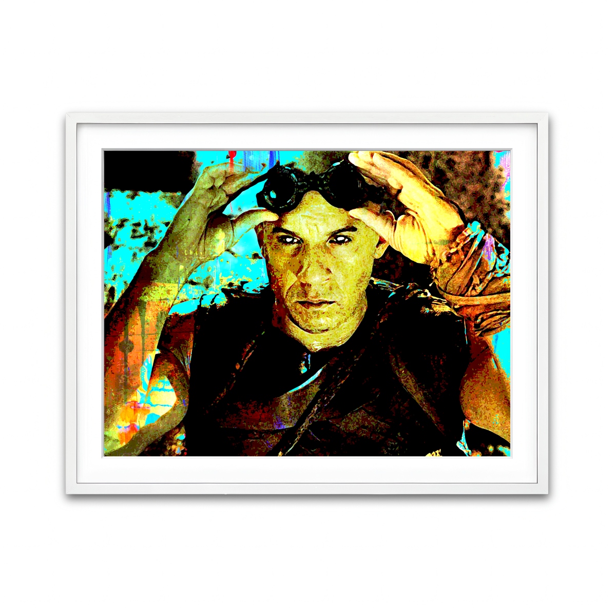 Framed Print 4x3 White