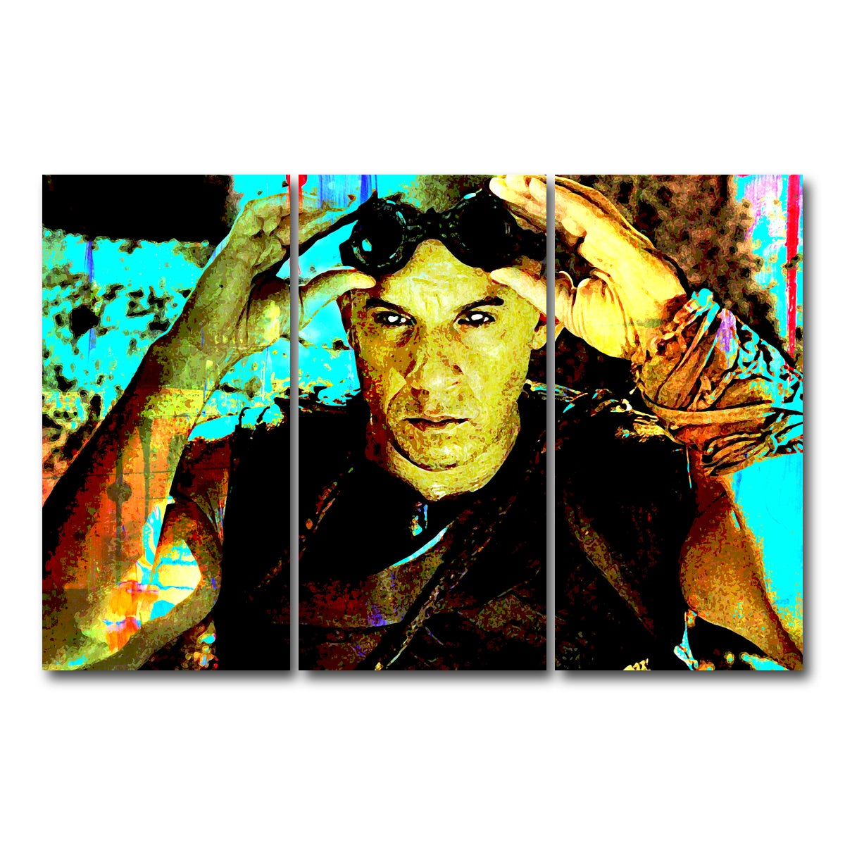 AUTO-MOCKUP WHITE | Riddick | 3 Piece | Gallery Wrap Canvas | group=12x24