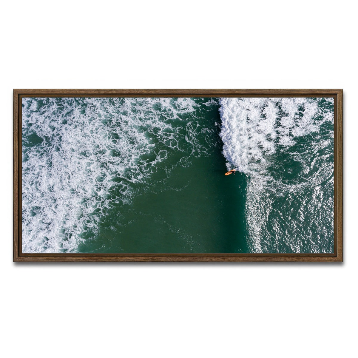 AUTO-MOCKUP WHITE | Ride The Wave | 1 Piece | Walnut Framed Canvas | group=2x1