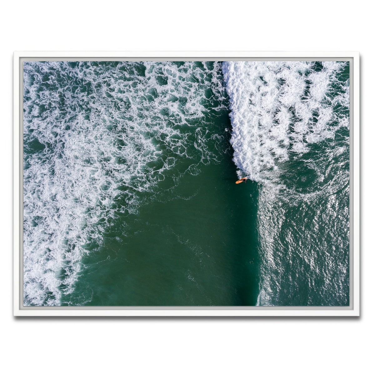 AUTO-MOCKUP WHITE | Ride The Wave | 1 Piece | White Framed Canvas | group=4x3