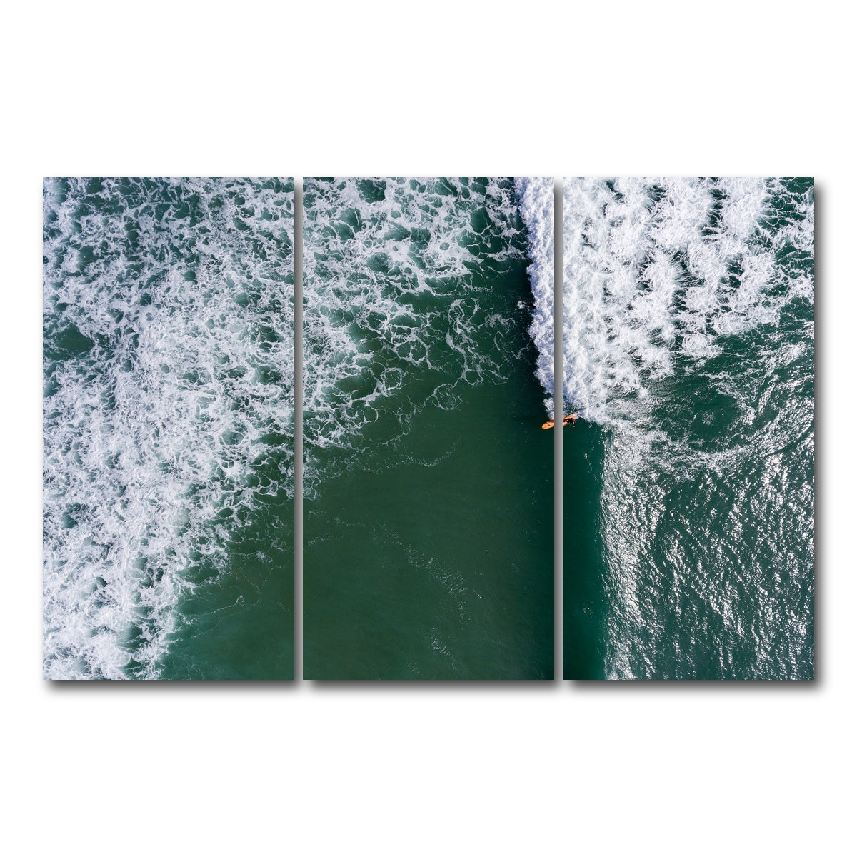 AUTO-MOCKUP WHITE | Ride The Wave | 3 Piece | Gallery Wrap Canvas | group=12x24