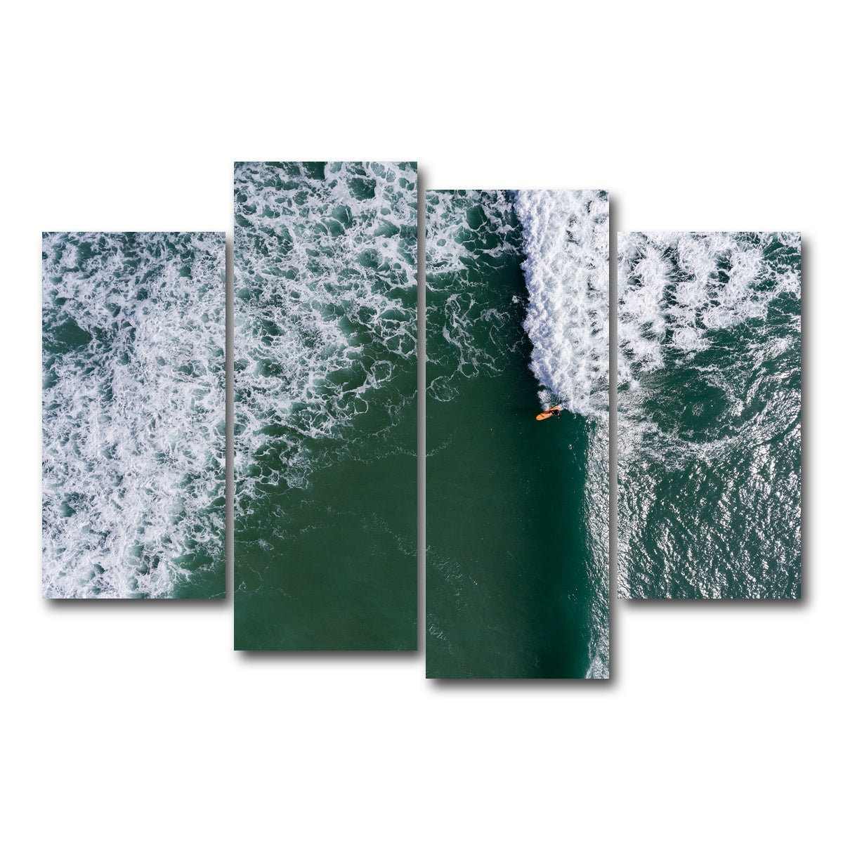 AUTO-MOCKUP WHITE | Ride The Wave | 4 Piece | Gallery Wrap Canvas | group=4_short