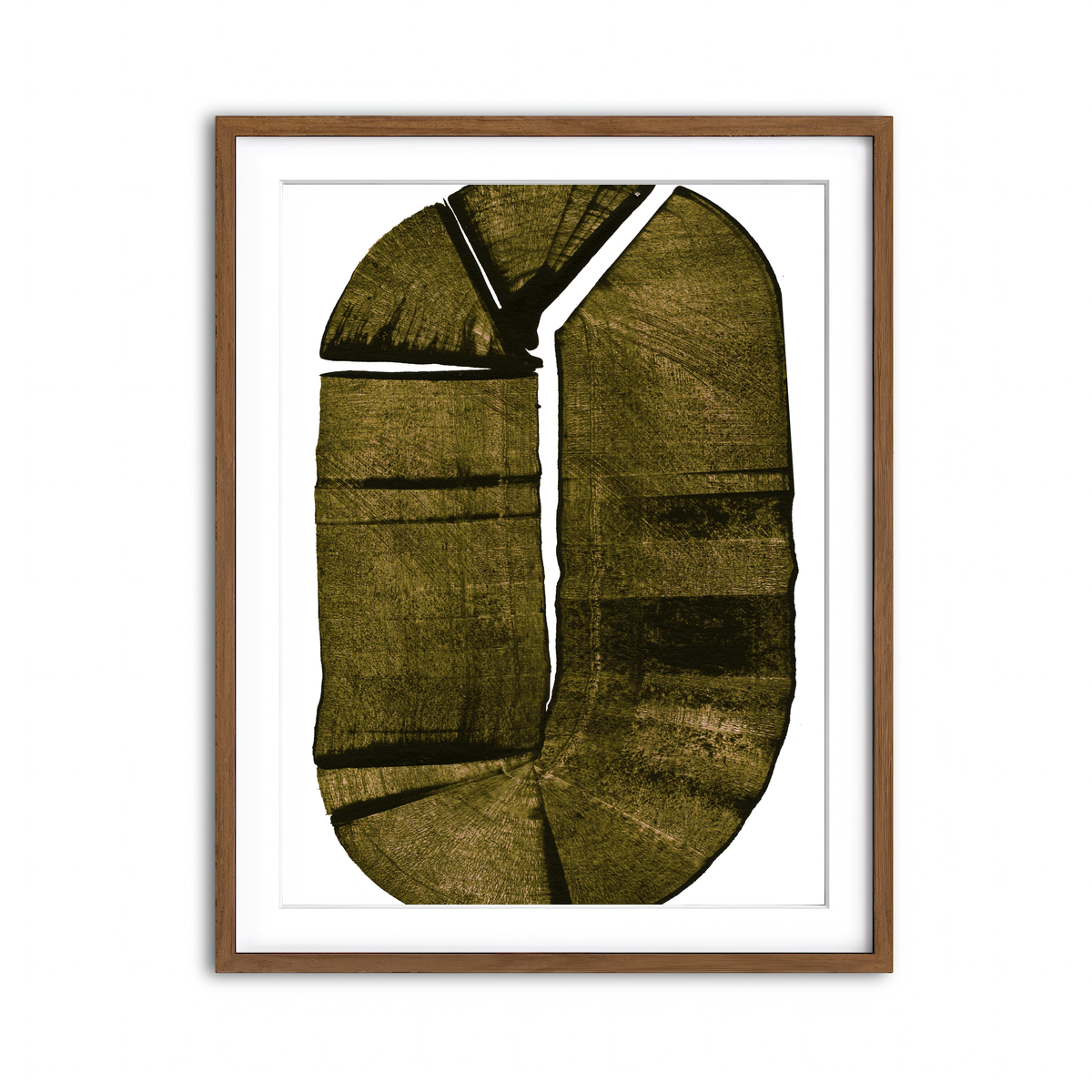 Framed Print 3x4 Walnut