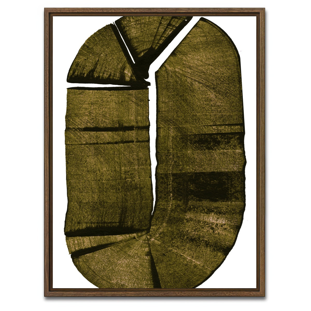 AUTO-MOCKUP WHITE | Ridges | 1 Piece | Walnut Framed Canvas | group=3x4