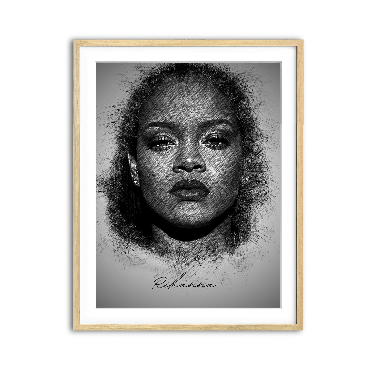 Framed Print 3x4 Natural