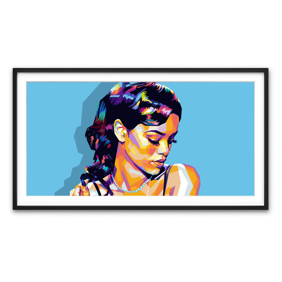 Framed Print 2x1 Black