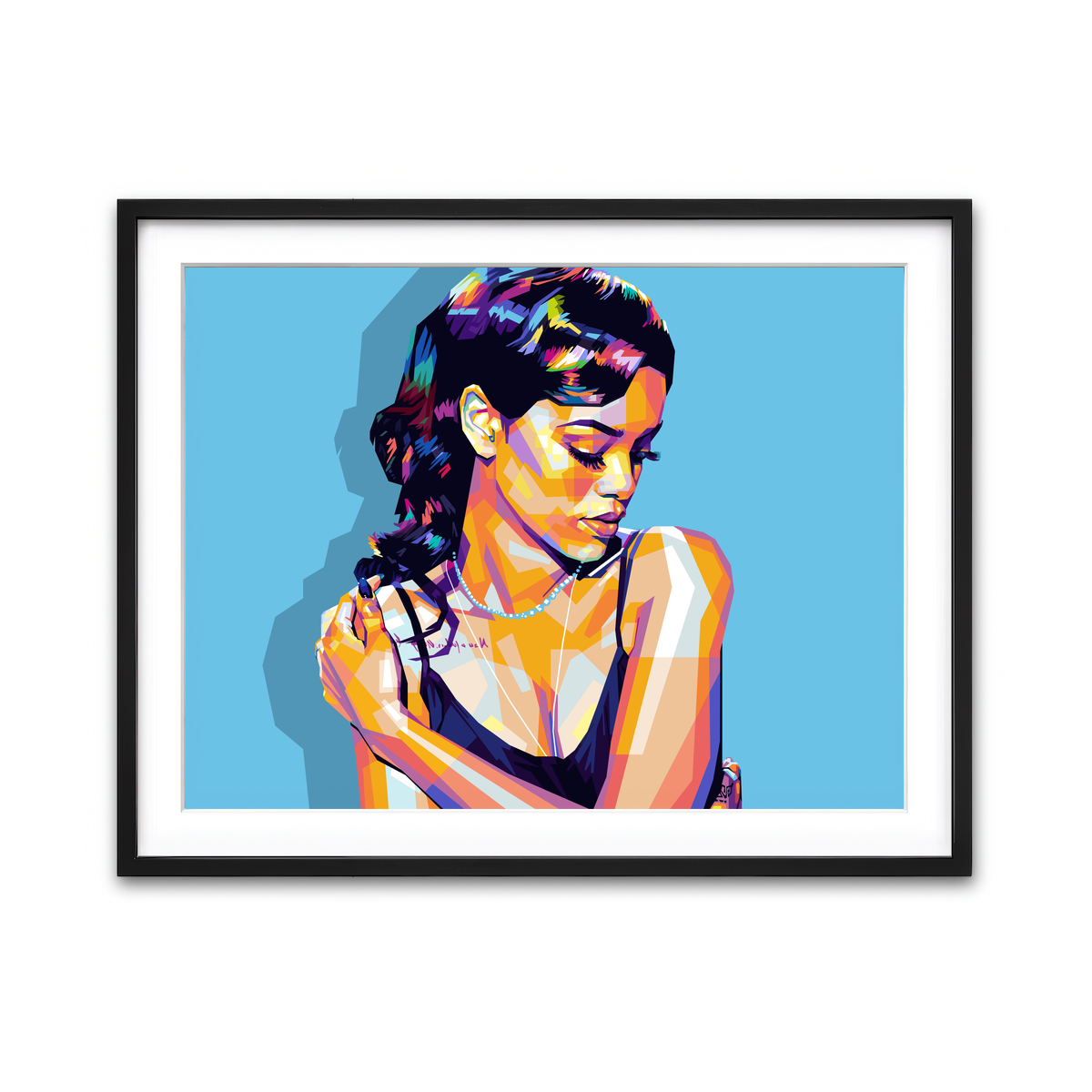 Framed Print 4x3 Black