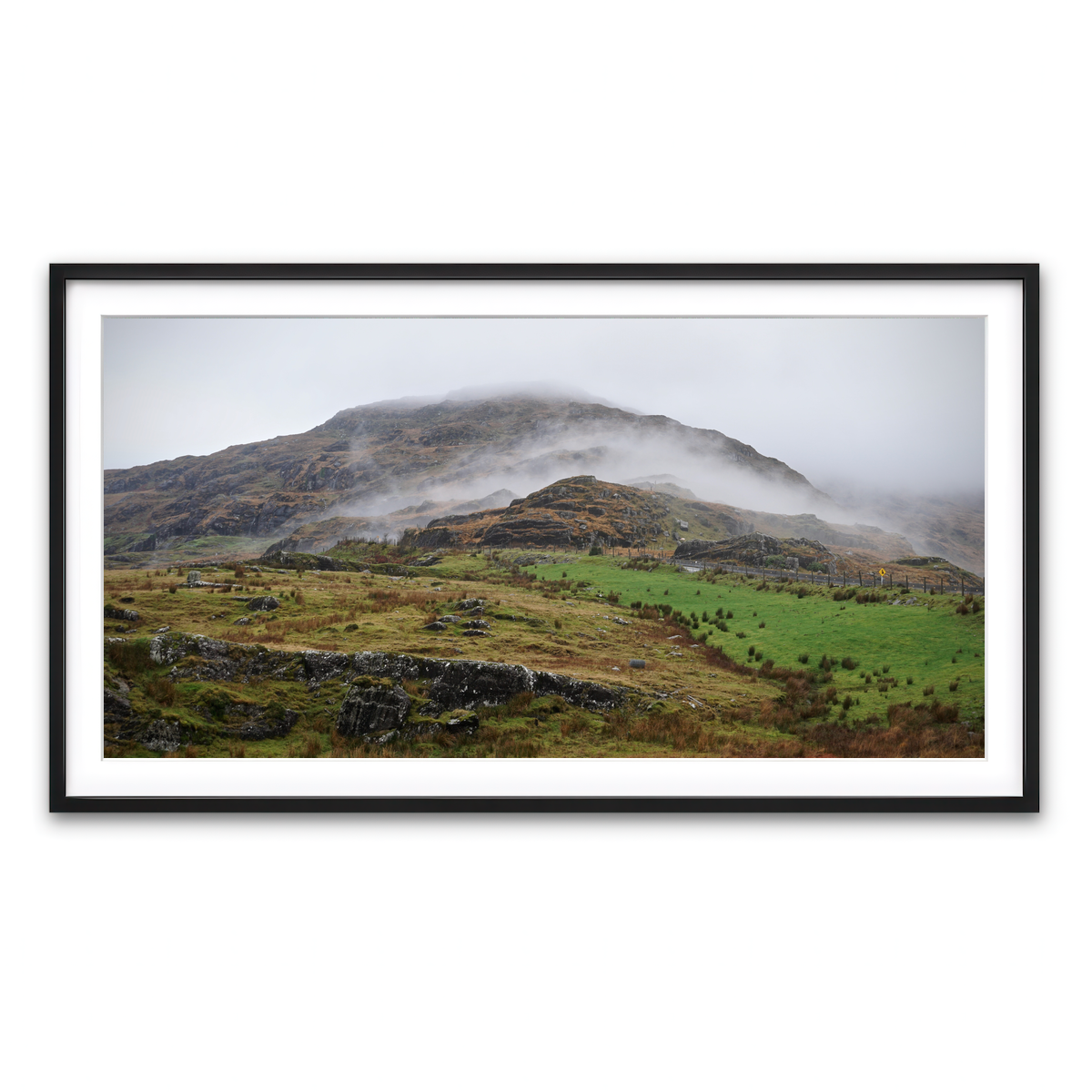 Framed Print 2x1 Black