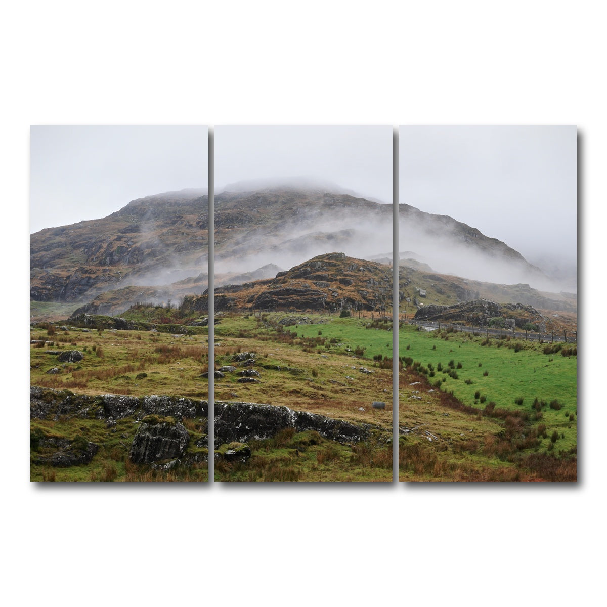 AUTO-MOCKUP WHITE | Ring of Beara | 3 Piece | Gallery Wrap Canvas | group=12x24