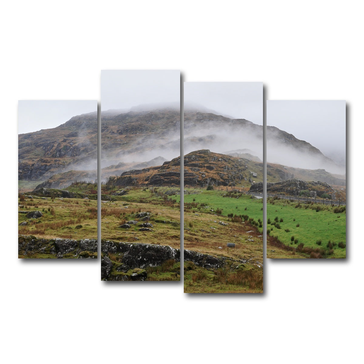 AUTO-MOCKUP WHITE | Ring of Beara | 4 Piece | Gallery Wrap Canvas | group=4_short