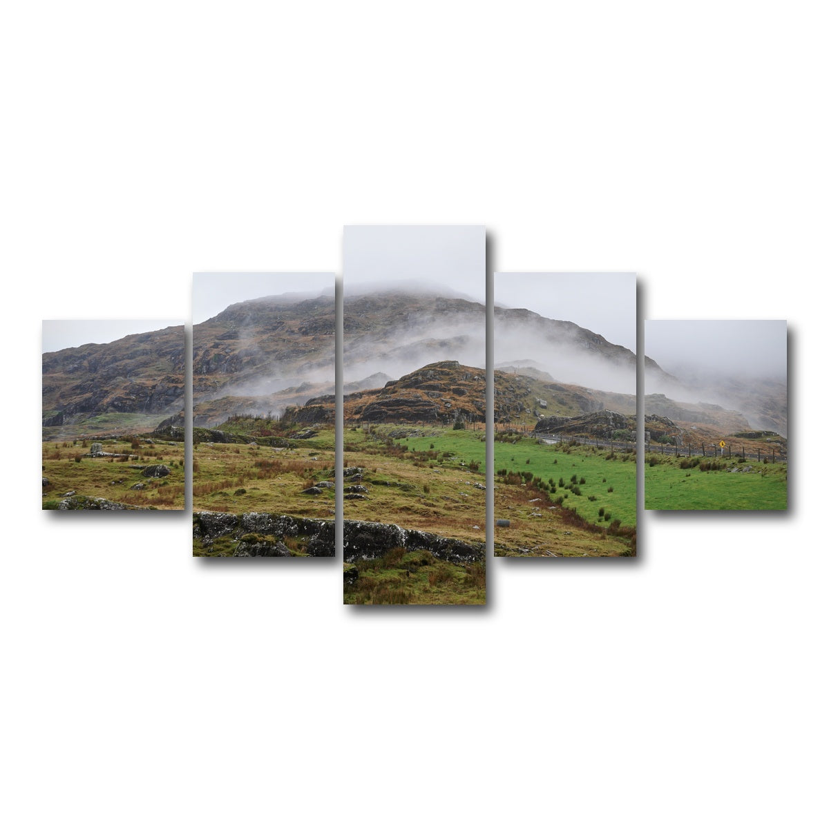 AUTO-MOCKUP WHITE | Ring of Beara | 5 Piece | Gallery Wrap Canvas | group=5_short