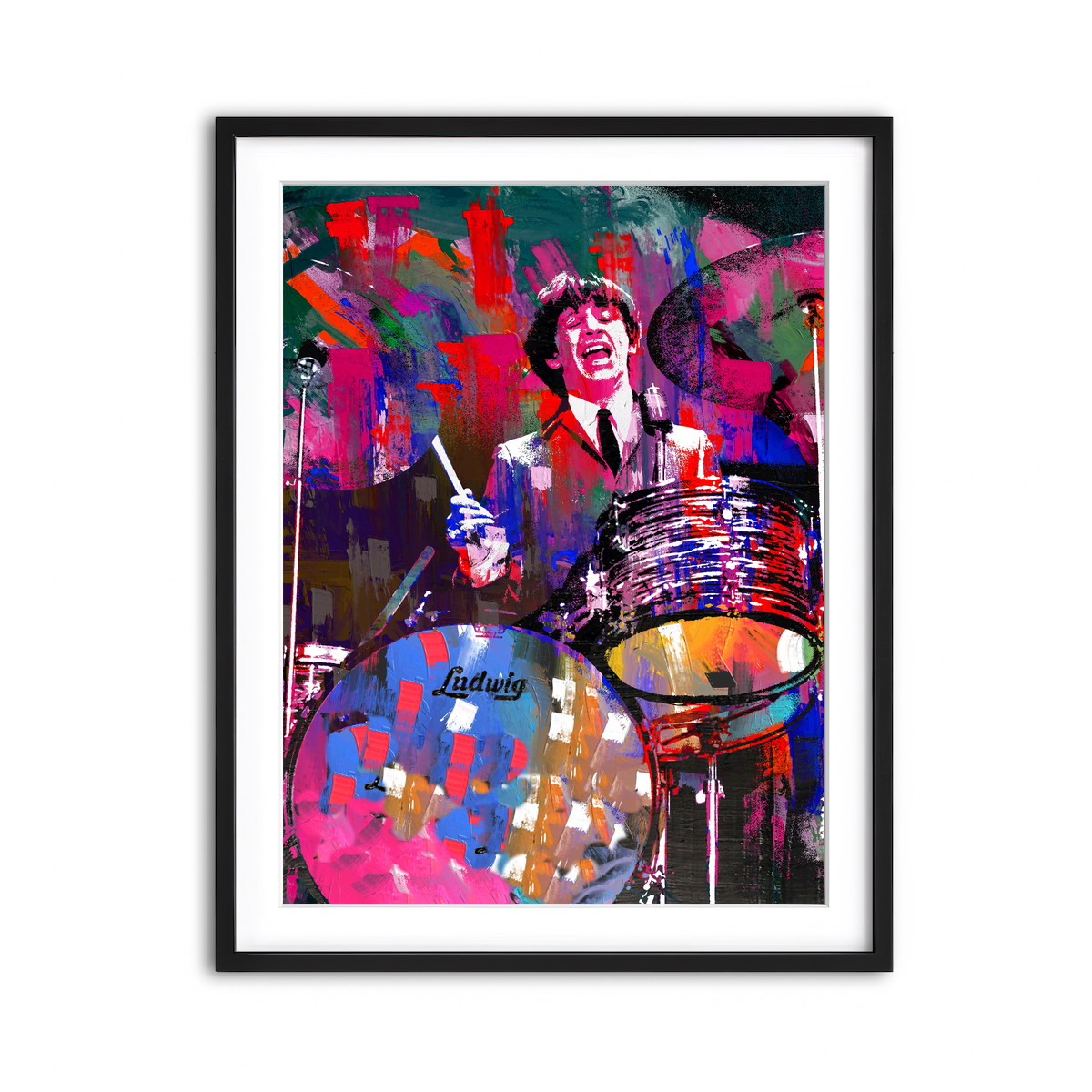 Framed Print 3x4 Black