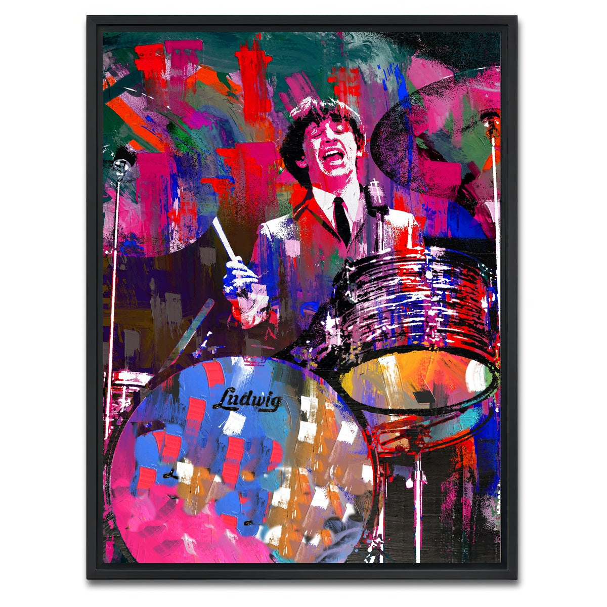 AUTO-MOCKUP WHITE | Ringo | 1 Piece | Black Framed Canvas | group=3x4