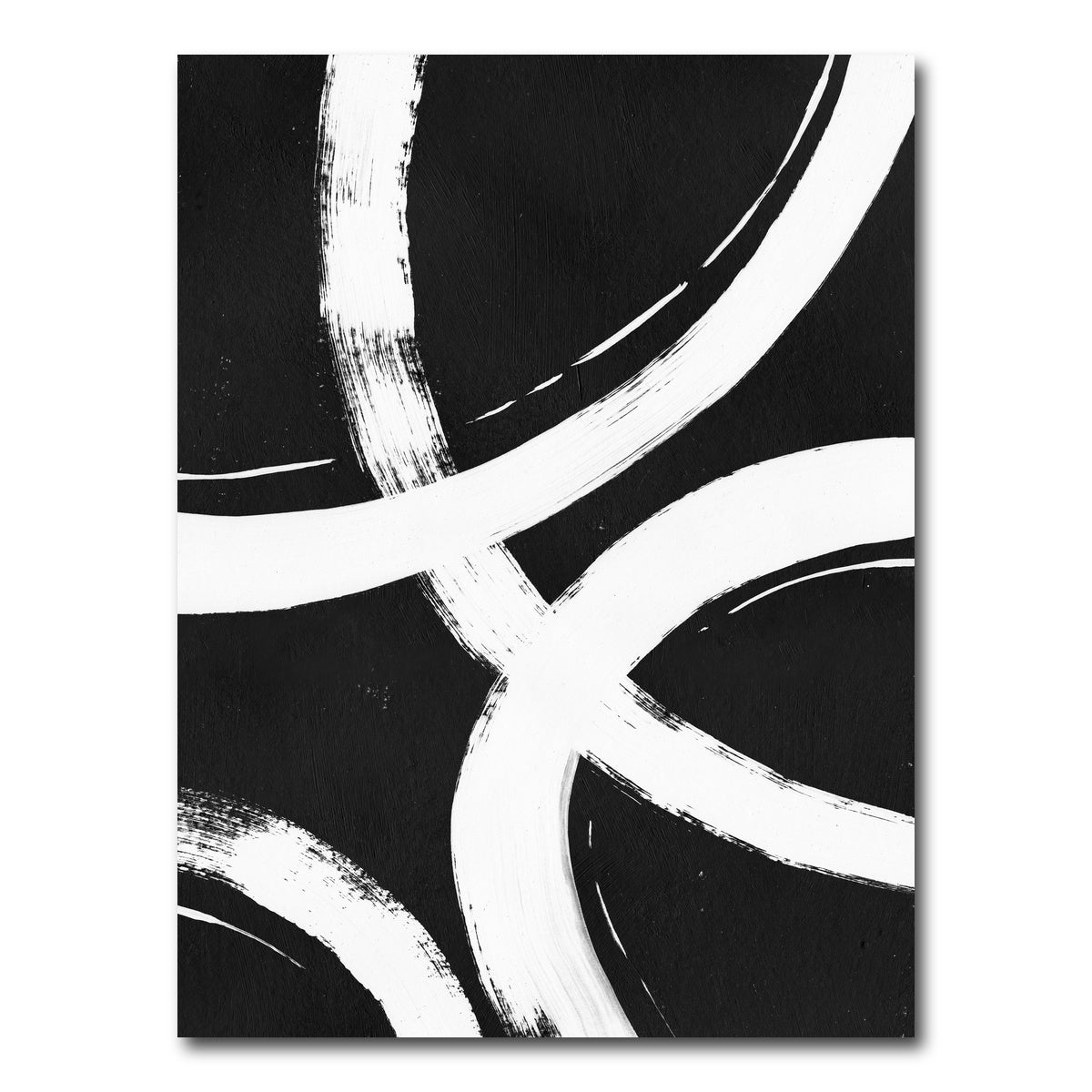 AUTO-MOCKUP WHITE | Rings Black & White | 1 Piece | Gallery Wrap Canvas | group=3x4