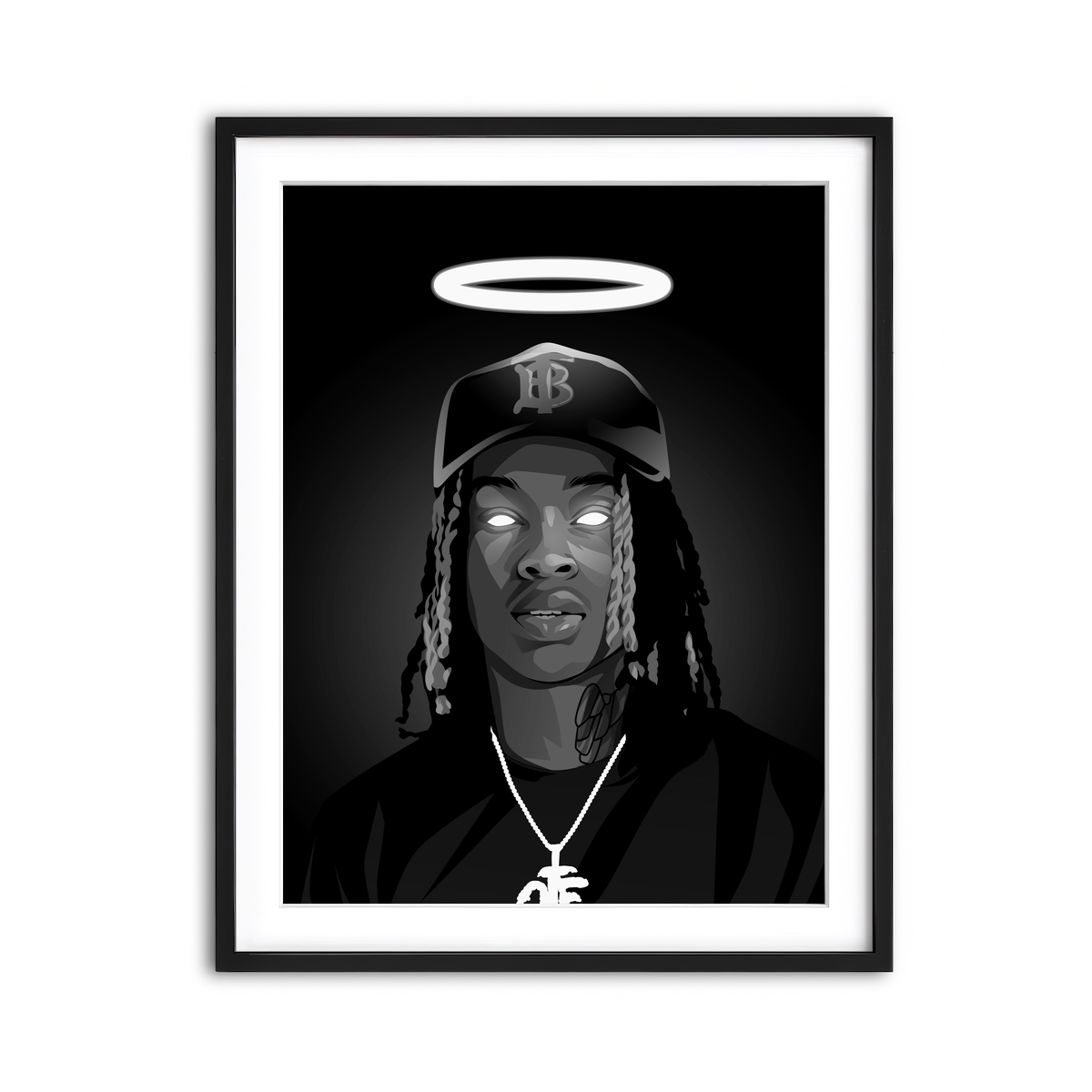 Framed Print 3x4 Black