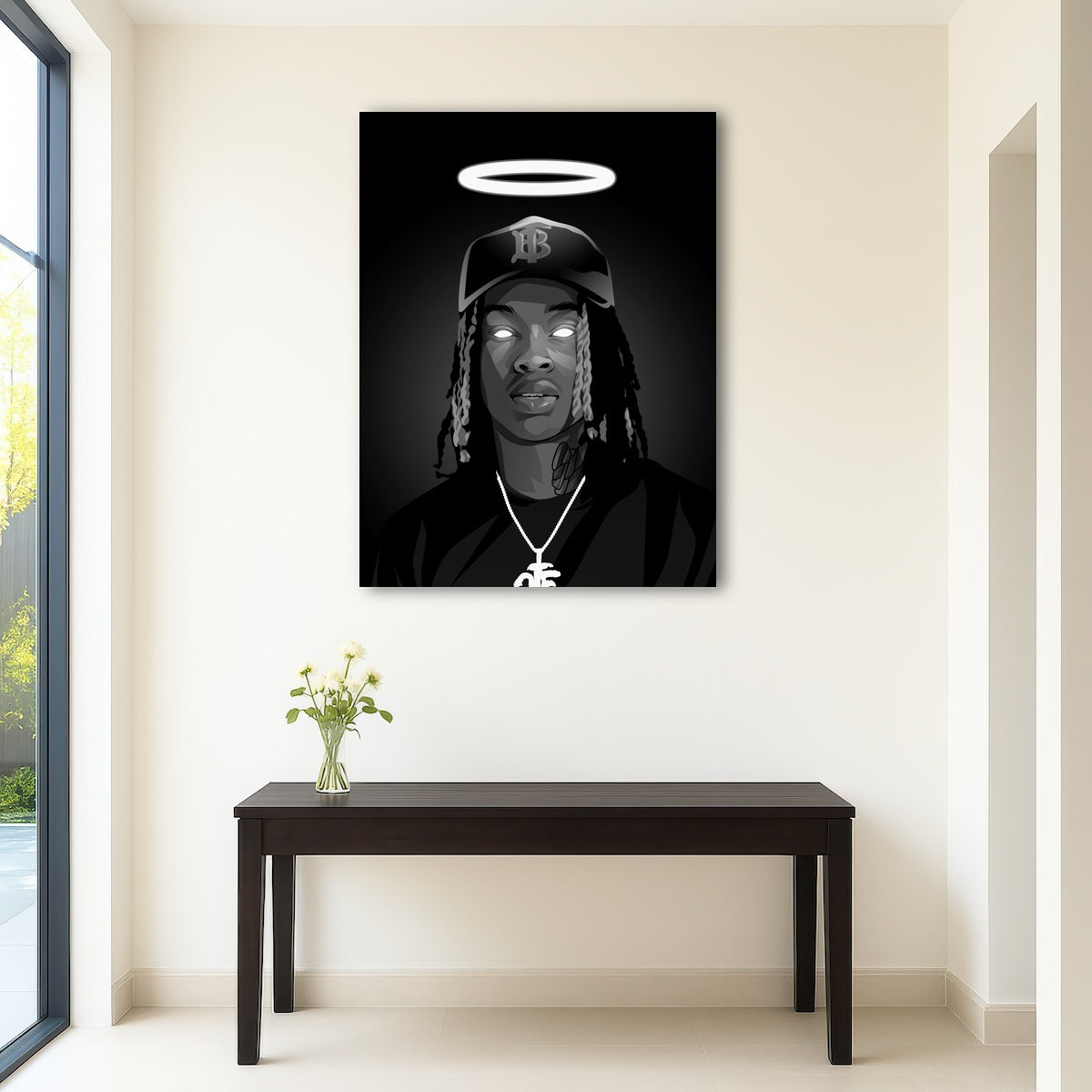 AUTO-MOCKUP ROOM | Rip King Von Grayscale