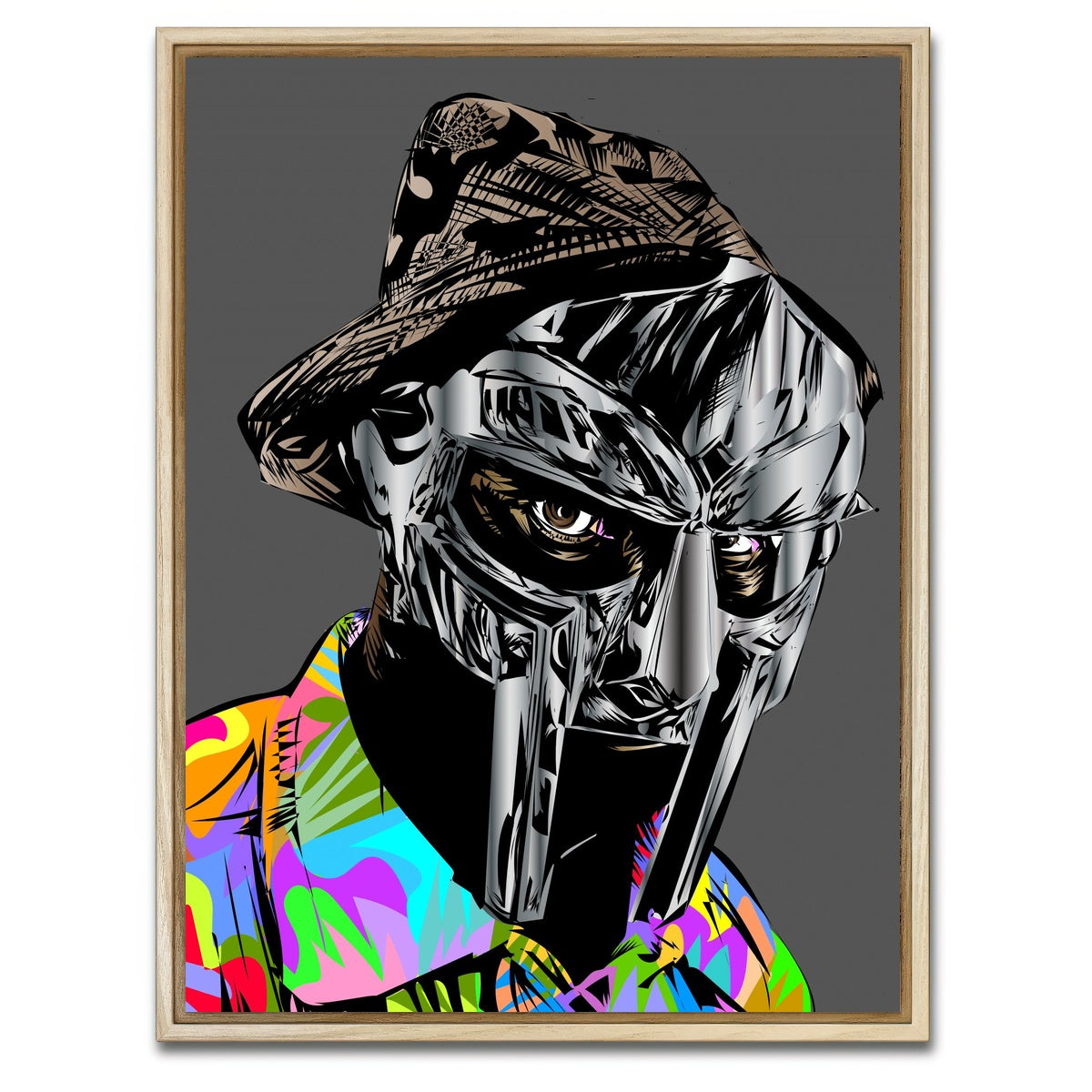 AUTO-MOCKUP WHITE | Rip Mf Doom | 1 Piece | Natural Framed Canvas | group=3x4