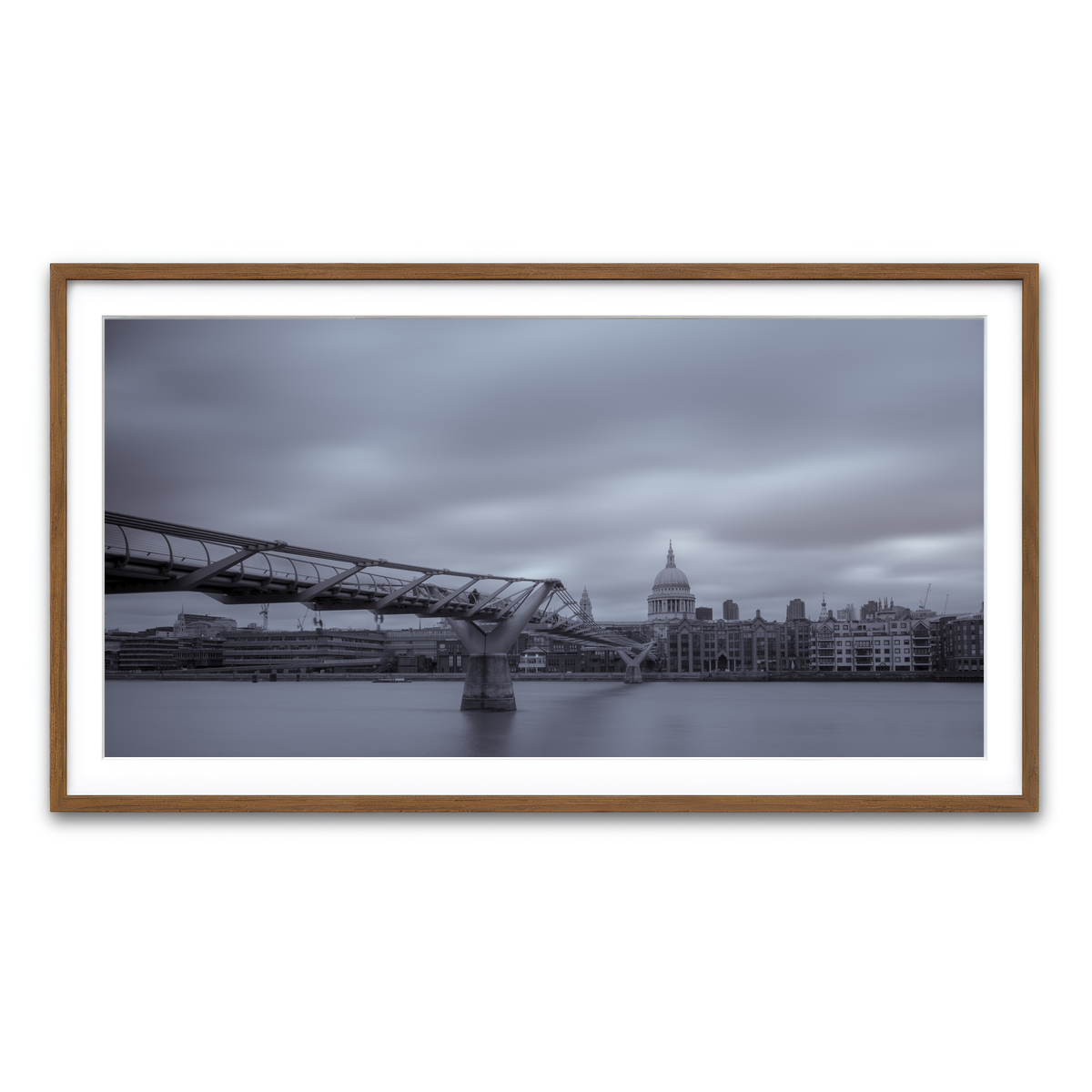Framed Print 2x1 Walnut
